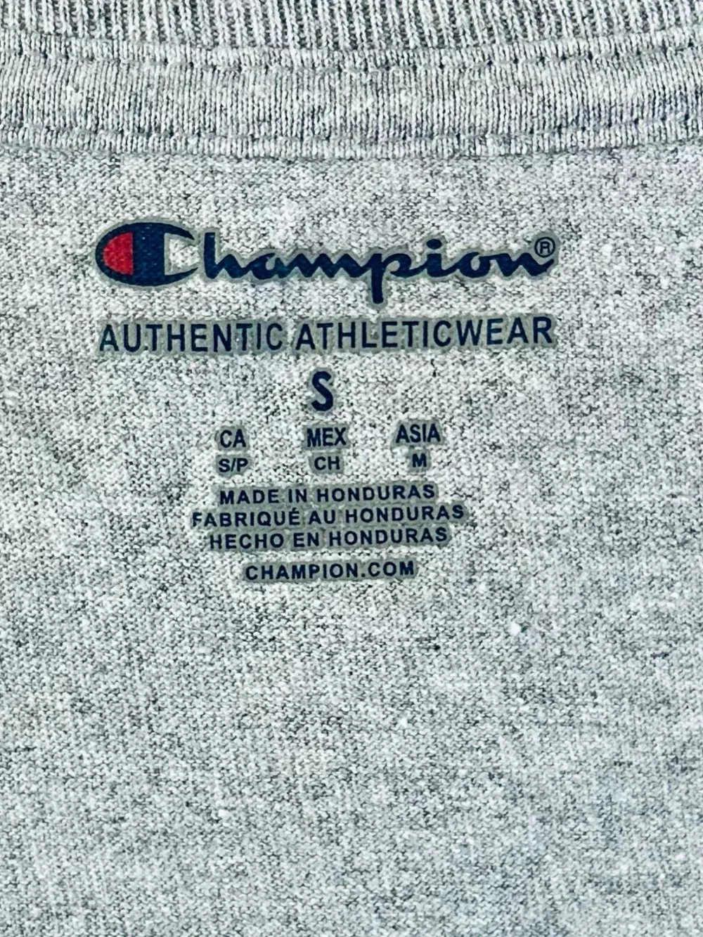 Grinnell College Champion Gray Black Red GRANDPARENT Short Sleeve Tshirt, size S - Picture 6 of 8